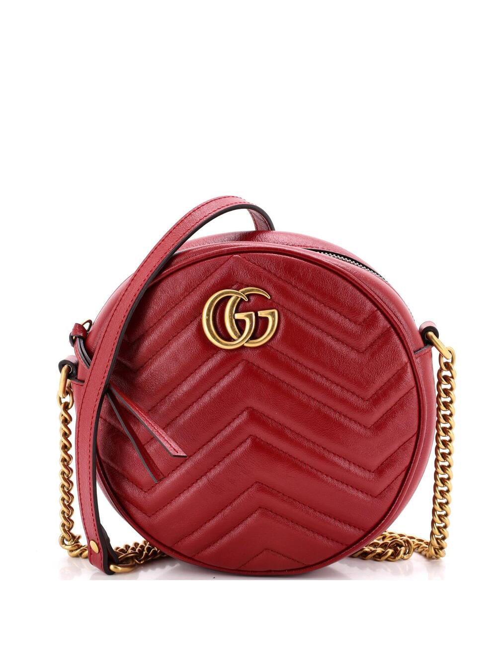 Gucci Gg Marmont Round Shoulder Bag #364662G11B